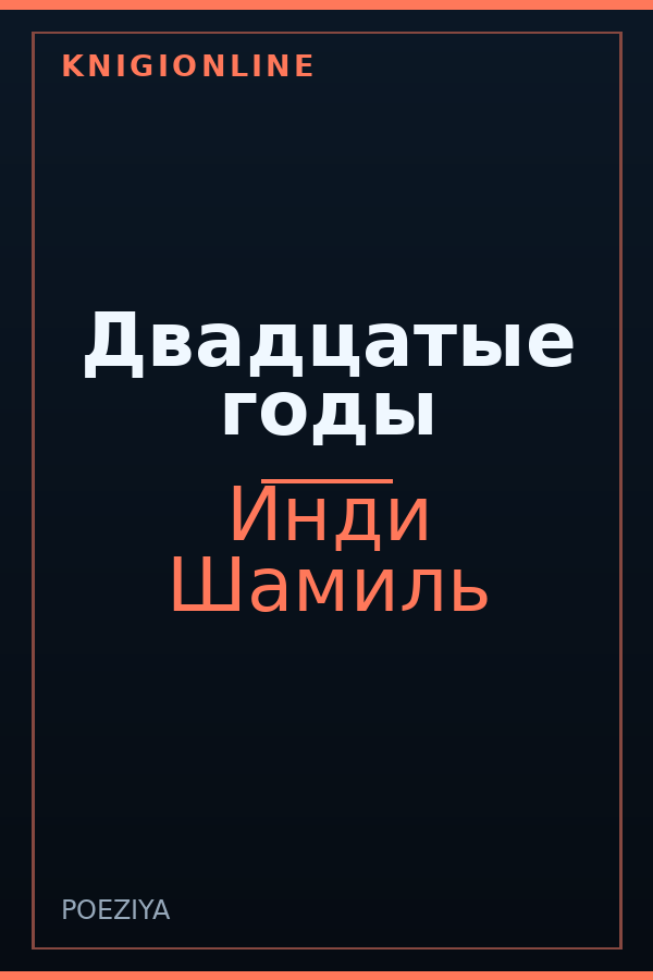 Обложка книги Двадцатые годы