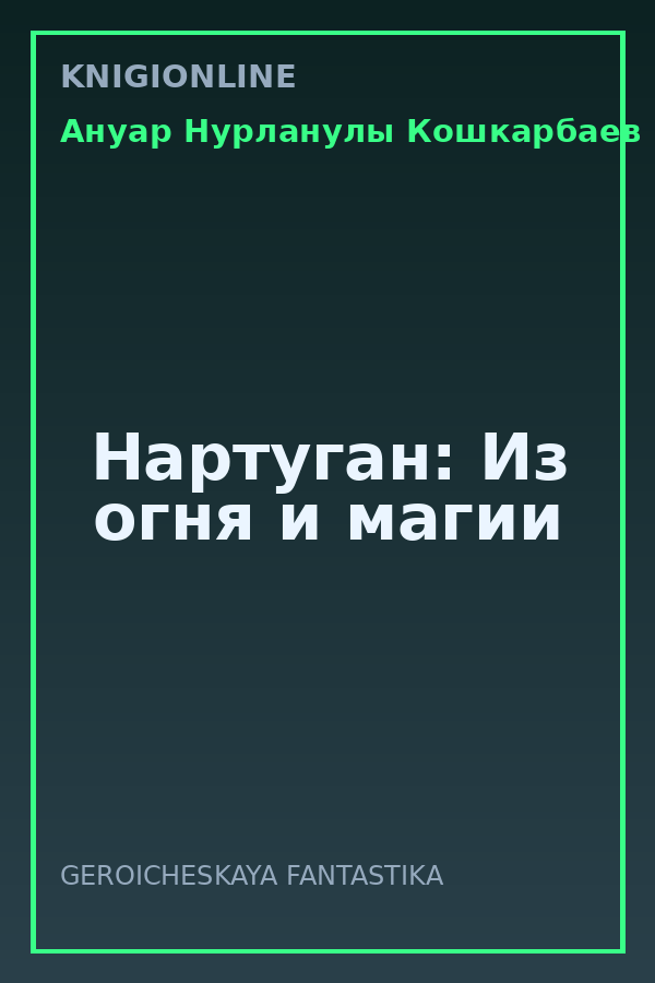 Обложка книги Нартуган: Из огня и магии
