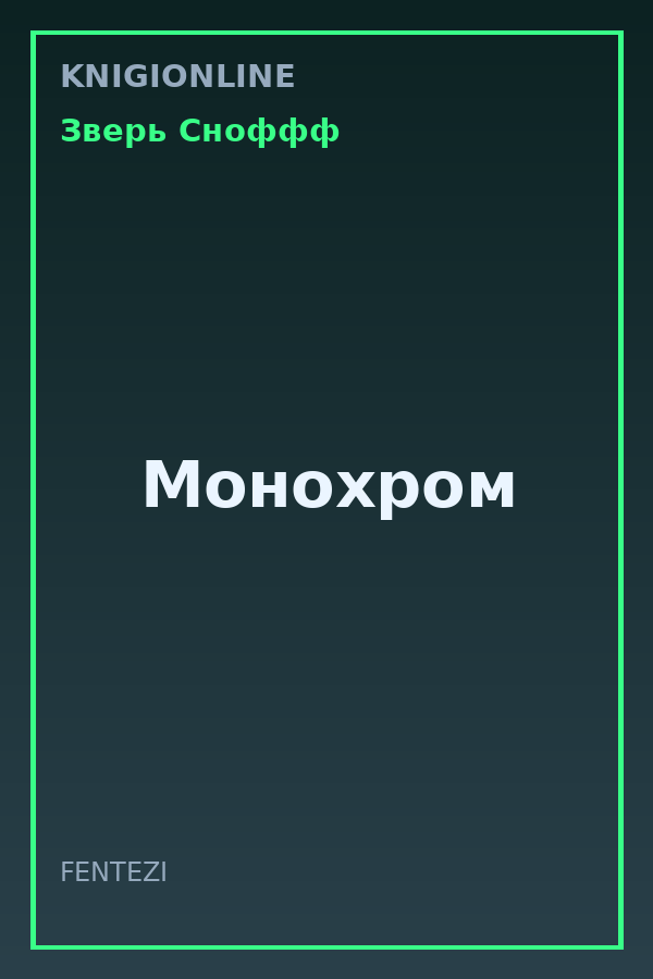 Обложка книги Монохром