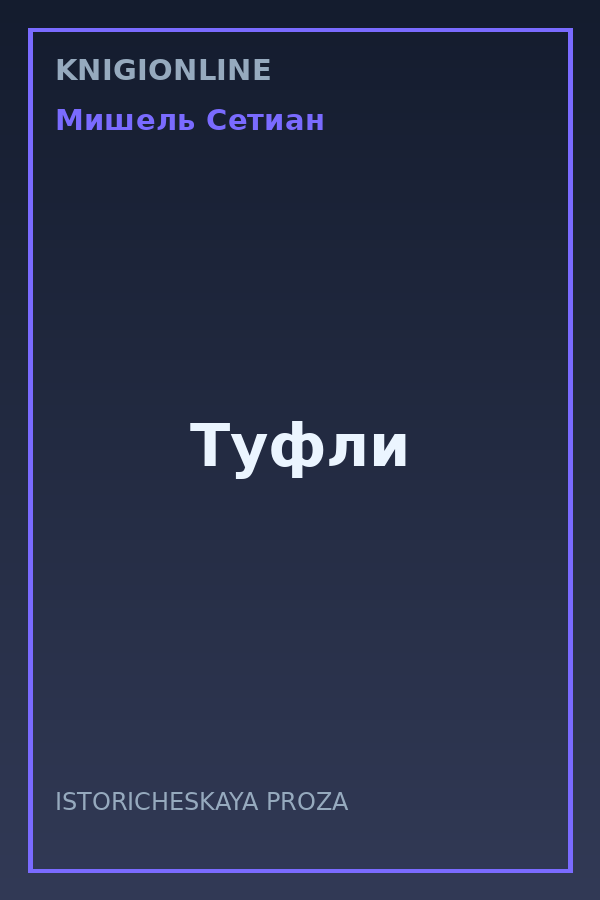 Обложка книги Туфли