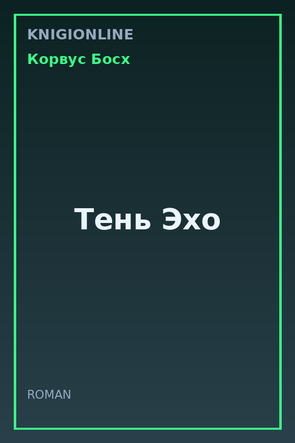 Обложка книги Тень Эхо