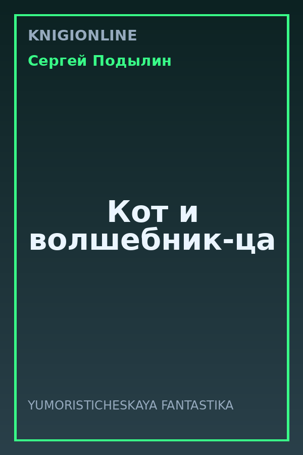 Обложка книги Кот и волшебник-ца