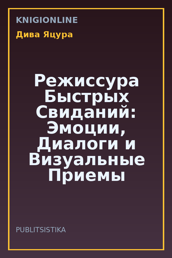 Обложка книги Режиссура Быстрых Свиданий: Эмоции, Диалоги и Визуальные Приемы в Проекте Маринетт Мортем