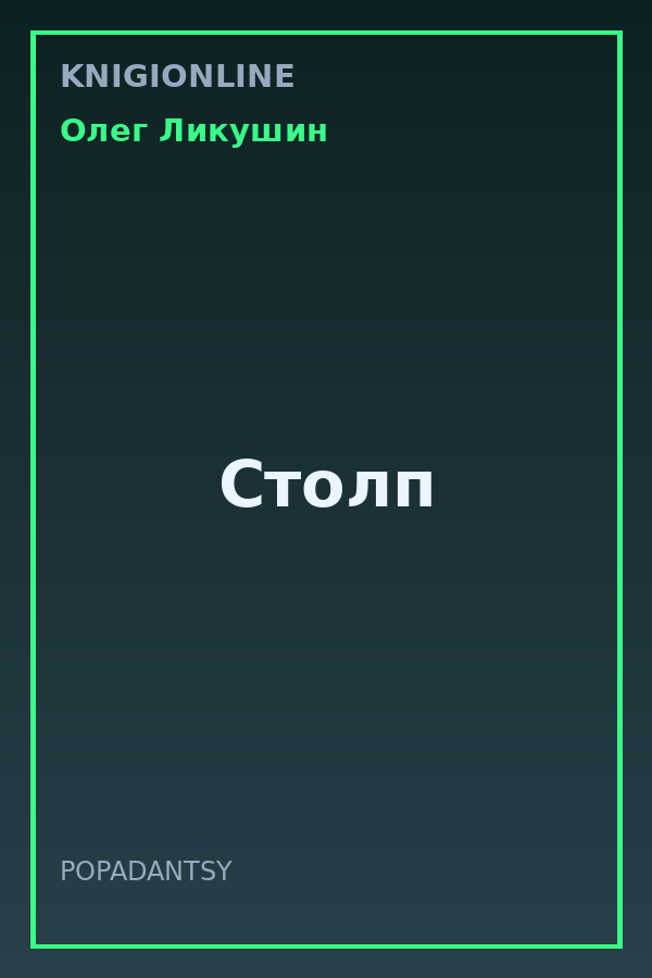 Обложка книги Столп