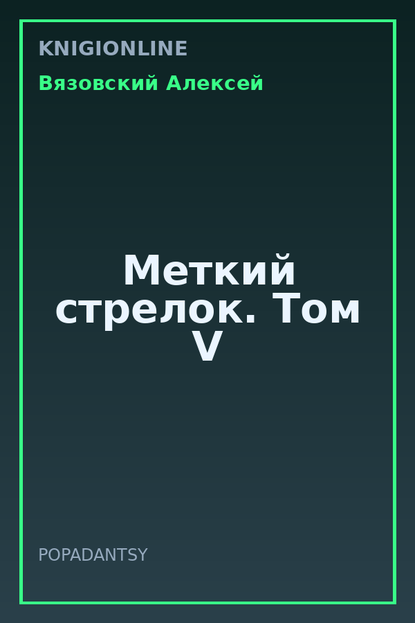 Обложка книги Меткий стрелок. Том V