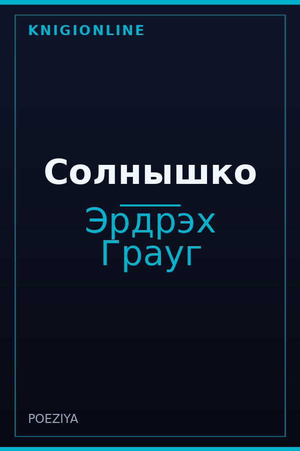 Обложка книги Солнышко