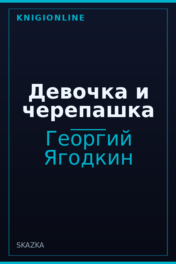 Обложка книги Девочка и черепашка